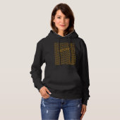 Stilvolles Bitcoin - Btc crypto Hoodie (Vorne ganz)