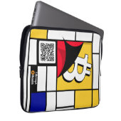 Stilvolles Bitcoin - Btc crypto Laptopschutzhülle (Vorne Rechts)