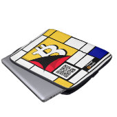 Stilvolles Bitcoin - Btc crypto Laptopschutzhülle (Vorne Knopf)