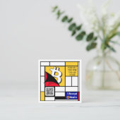 Stilvolles Bitcoin - Btc crypto Quadratische Visitenkarte (Stehend Vorderseite)