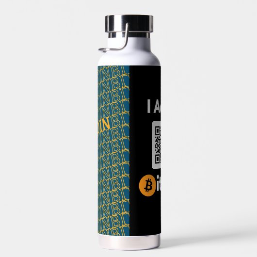 Stilvolles Bitcoin - Btc crypto Trinkflasche (Rechts)