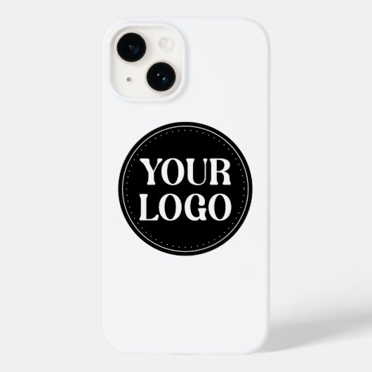 Stilvolles Black QR Code Design | Elegant Brand Case-Mate iPhone Hülle (Rückseite)