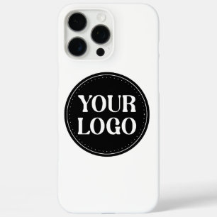 Stilvolles Black QR Code Design Elegant Brand iPhone 16 Pro Max Hülle