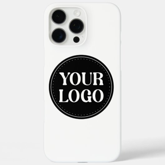 Stilvolles Black QR Code Design | Elegant Brand Case-Mate iPhone Hülle (Rückseite)