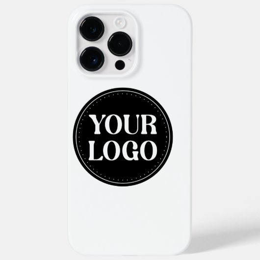 Stilvolles Black QR Code Design | Elegant Brand Case-Mate iPhone Hülle (Rückseite)