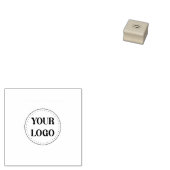 Stilvolles Black QR Code Design | Elegant Brand Gummistempel (Stempel)