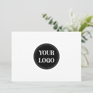 Stilvolles Black QR Code Design   Elegant Brand Save The Date