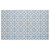 Stilvolles Blau-Weiß-geometrisches Muster Stoff (Fat Quarter (45,7 x 55,9 cm))