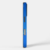 Stilvolles blaues Leder Case-Mate iPhone Hülle (Rückseite / Rechts)