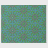 Stilvolles, blumengeschmücktes, trendiges Papier Geschenkpapier (Flach)