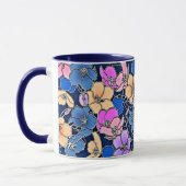 Stilvolles Blumenmuster 46 Tasse (Links)