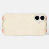 Stilvolles Blumenmuster Case-Mate iPhone Hülle (Rückseite (Horizontal))
