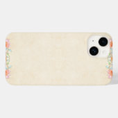 Stilvolles Blumenmuster Case-Mate iPhone Hülle (Rückseite (Horizontal))