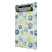 Stilvolles Blumenmuster mit niedlichen Blumen Mini Klemmbrett (Gewinkelt2)
