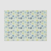 Stilvolles Blumenmuster mit niedlichen Blumen Seidenpapier (Vorderseite)