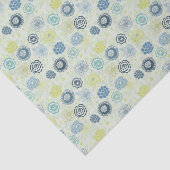 Stilvolles Blumenmuster mit niedlichen Blumen Seidenpapier (Ausschnitt)