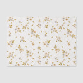 Stilvolles Blumenzapier Seidenpapier (Vorderseite)