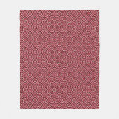 Stilvolles Boho-Chic-Blumenmuster Fleecedecke (Vorderseite)