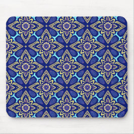 Stilvolles Boho Chic Floral Pattern Mousepad