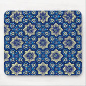 Stilvolles Boho Chic Floral Pattern Mousepad (Vorne)