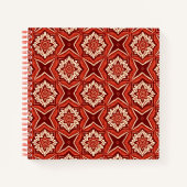 Stilvolles Boho Chic Floral Pattern Notizblock (Vorderseite)