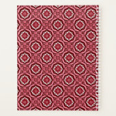 Stilvolles Boho Chic Floral Pattern Planer (Rückseite)