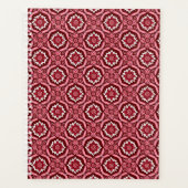 Stilvolles Boho Chic Floral Pattern Planer (Vorderseite)