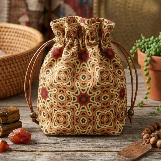 Stilvolles Boho Chic Mosaic Geometric Muster Stoff