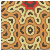 Stilvolles Boho Chic Mosaic Geometric Muster Stoff (Nahaufnahme)