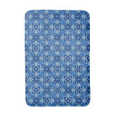 Stilvolles Boho Geometric Floral Pattern Badematte (Vorderseite Vertikal)