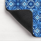 Stilvolles Boho Geometric Floral Pattern Mousepad (Ecke)