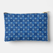Stilvolles Boho Geometric Floral Pattern Zubehörtasche (Rückseite)