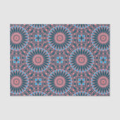 Stilvolles Boho Mosaic Geometric Muster Seidenpapier (Vorderseite)