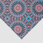 Stilvolles Boho Mosaic Geometric Muster Seidenpapier (Ausschnitt)