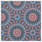 Stilvolles Boho Mosaic Geometric Muster Stoff (Nahaufnahme)