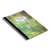 Stilvolles BOHO-Tarnmuster-Custom-Komposition Notizblock (Rechte Seite)