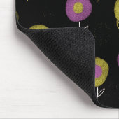 Stilvolles braunes Muster Mousepad (Ecke)