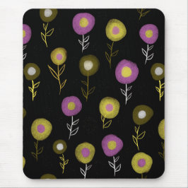 Stilvolles braunes Muster Mousepad