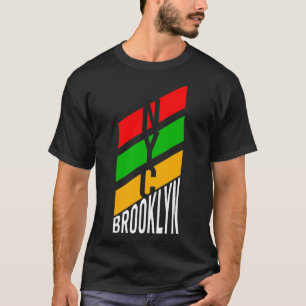 Stilvolles Brooklyn NYC Colorful Graphic T-Shirt