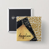 Stilvolles Button (Vorne & Hinten)