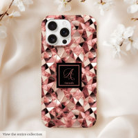 Stilvolles Case-Mate iPhone 15 Case Trendy Rose Go