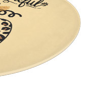 Stilvolles Cheetah Pumpkin Cutting Board Schneidebrett (Ecke)