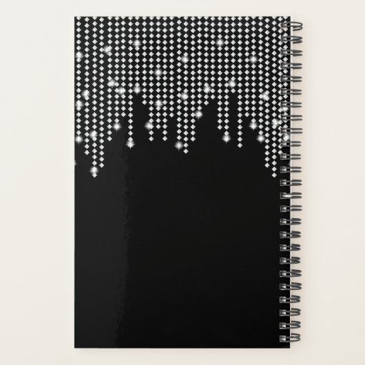 Stilvolles Chic Diamond Hair Terminkalender Planer (Rückseite)