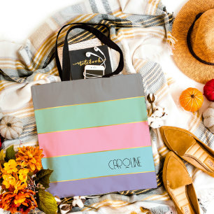 Stilvolles, chic Pastell-Muster Thema-Tasche Tasche
