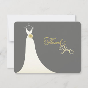 Stilvolles Chic Wedding Gown Brautparty Vielen Dan Einladung