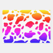 Stilvolles Color Pop Künstlerisches Muster Geschenkpapier Set (Vorderseite 2)