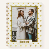 Stilvolles Couple Foto Notebook Notizblock (Vorderseite)
