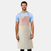 Stilvolles Damask-Muster Schürze (Getragen)