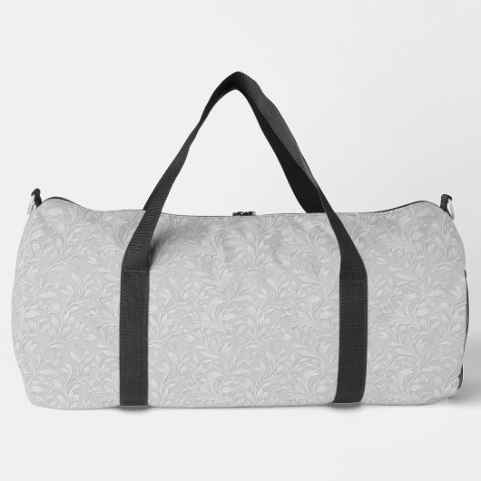 Stilvolles dekoratives Grau Duffle Bag (Vorderseite)