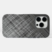 Stilvolles Design auf Dunkelgrau Case-Mate iPhone Hülle (Rückseite (Horizontal))